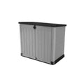 Coffre de rangement extérieur en plastique - Idéal pour le stockage d'outils et d'équipement - 120 x 70 x 80