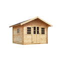 Abri de jardin en bois - Utilisé pour le stockage d'outils et d'équipements de jardin - Fabriqué en bois massif - 300 x 200 x 250