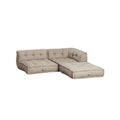 Canapé d'angle modulable pour vivre en tissu - 180 x 90 x 75